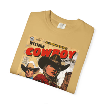 Western Comic Book T-Shirt - Ruby Don't Take Your Love to Town