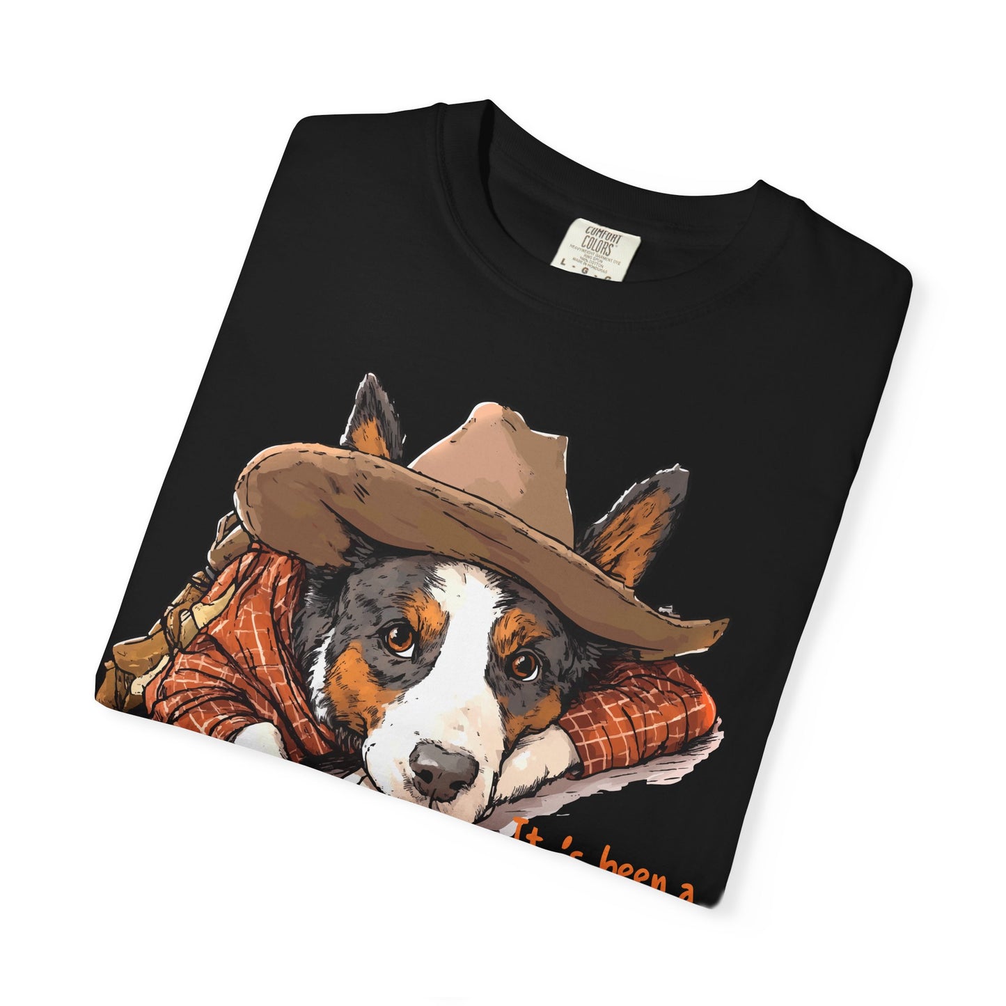 Garment-Dyed T-shirt Hard Days Night Cowdog Shirt