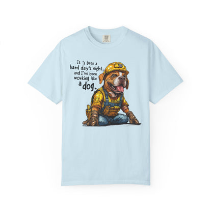 Hard Days Night, Construction Dog Super Soft Tee Shirt