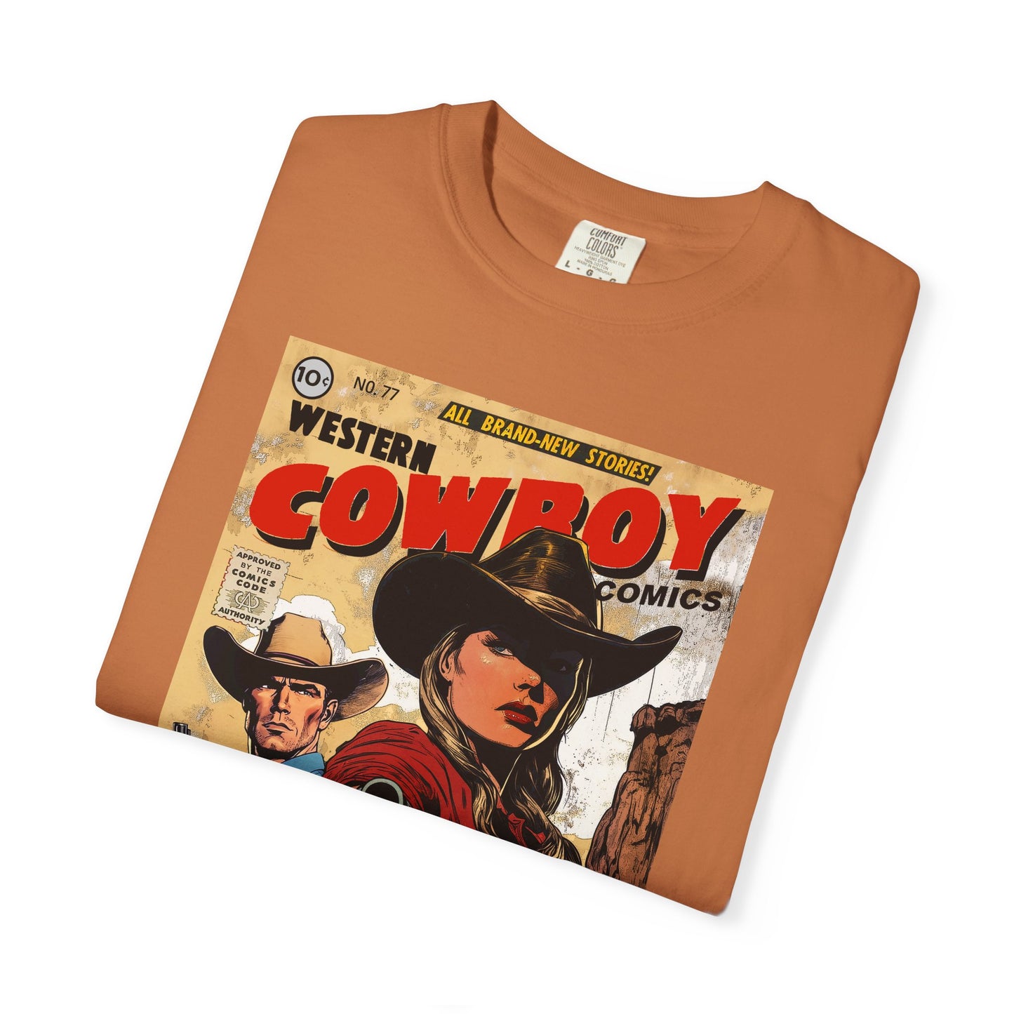 Western Comic Book T-Shirt - Ruby Don't Take Your Love to Town