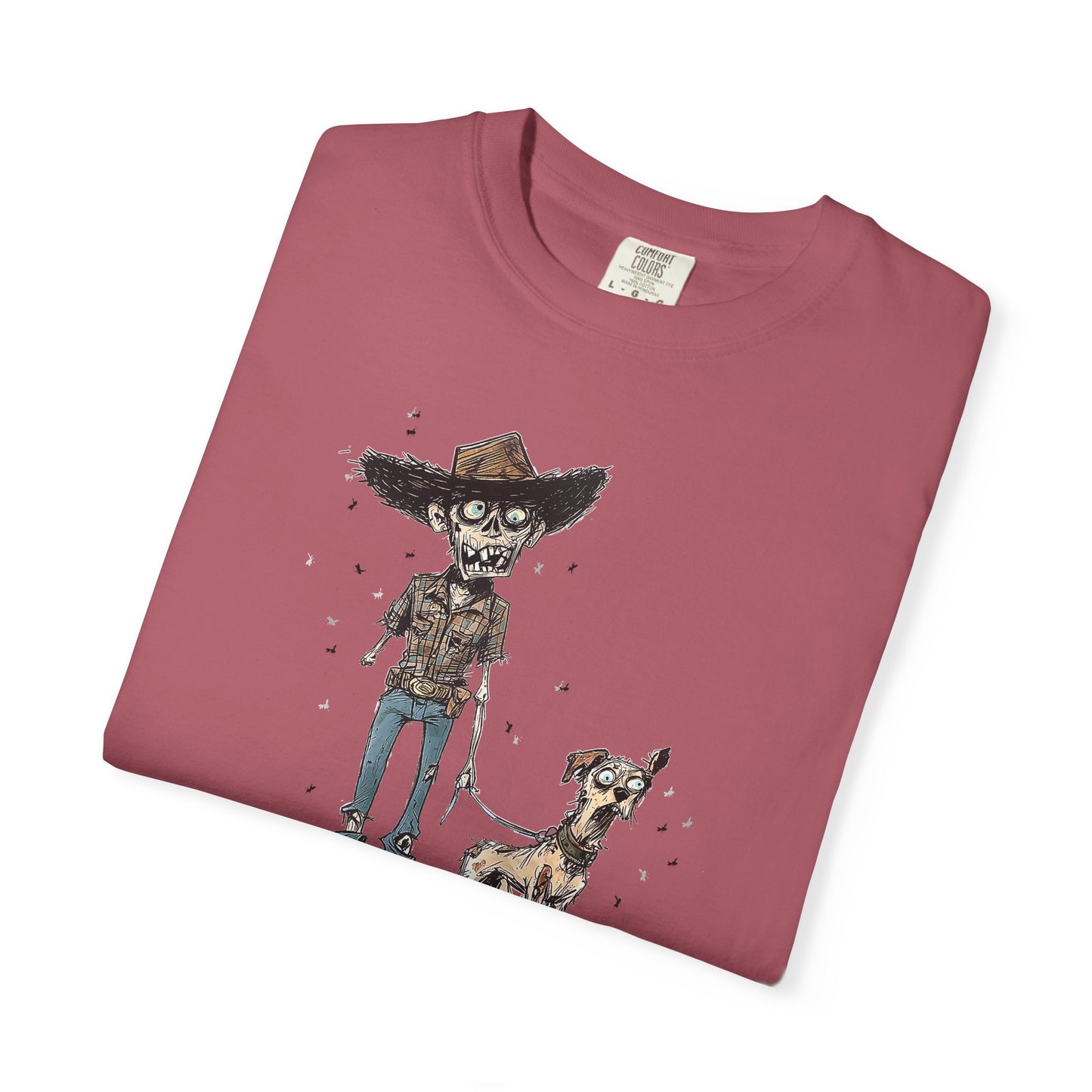 Dead on My Feet – Zombie Cowboy & Cowdog Tee