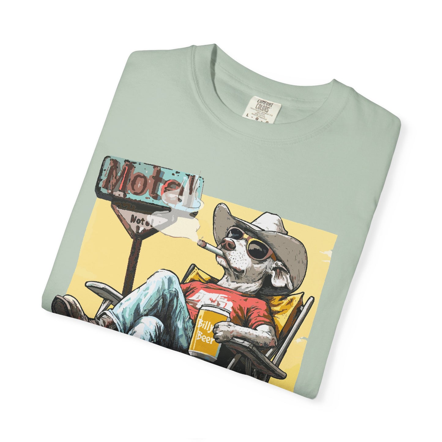 Two Pack Habit and a Motel Tan Tee Shirt