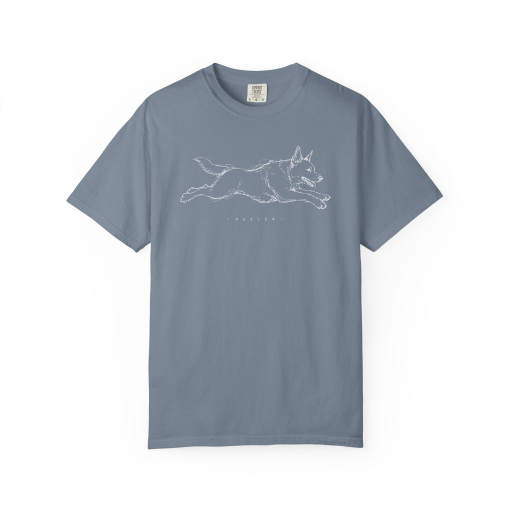 Heeler Line Art T-Shirt