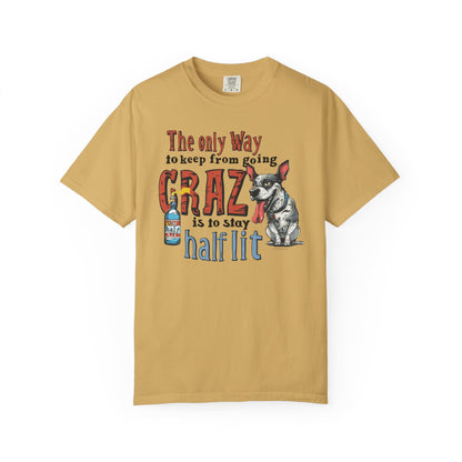 Crazy Half Lit Dog T-Shirt