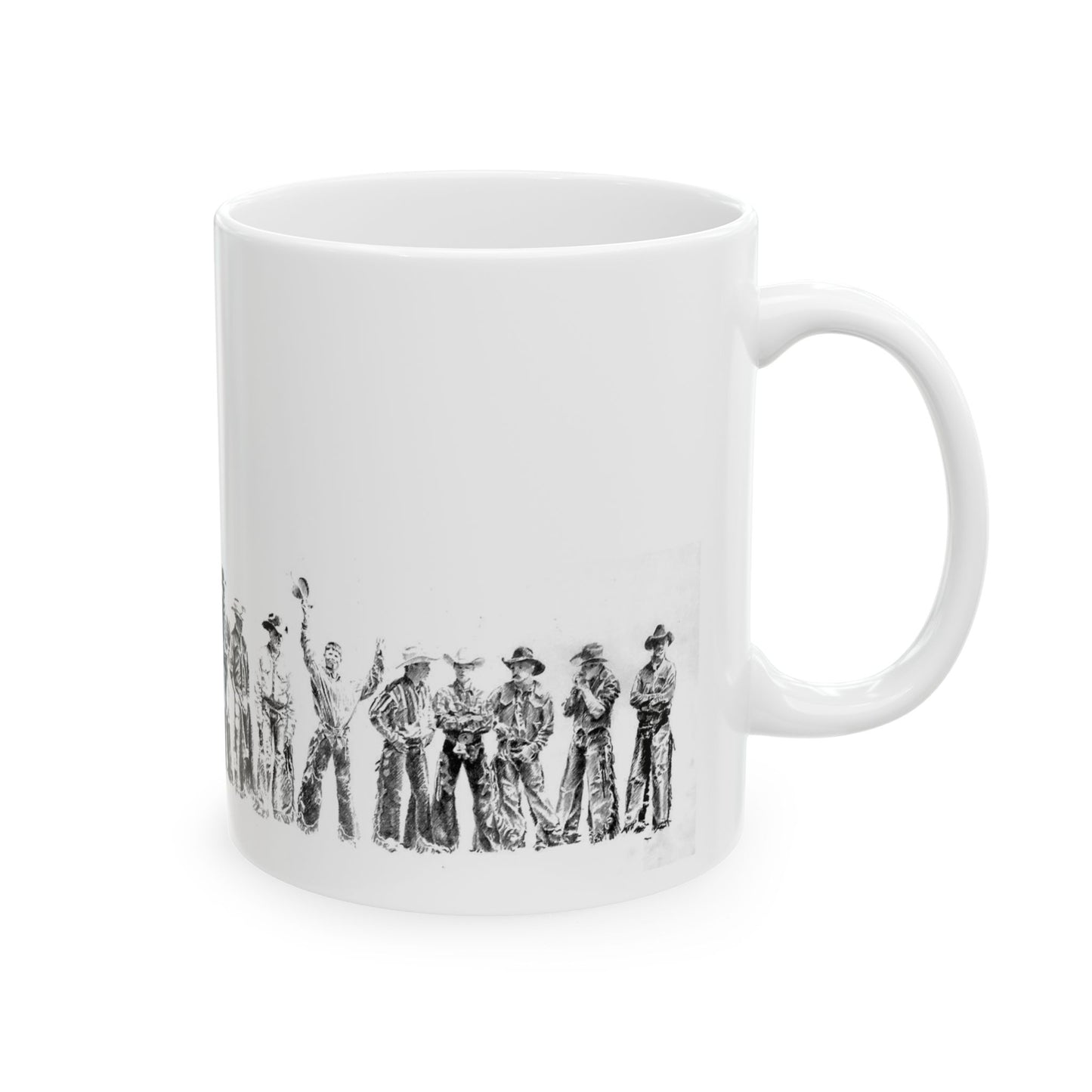Cowboy Crew Wraparound Ceramic Mug — 11oz & 15oz
