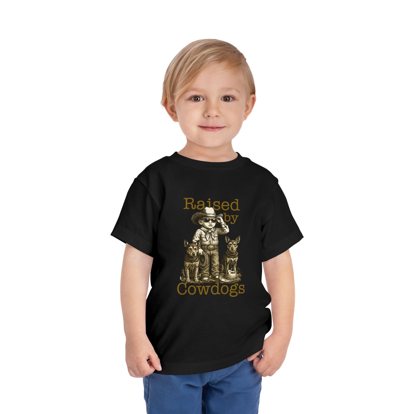 Raised by Cowdogs Boy Toddler TShirt