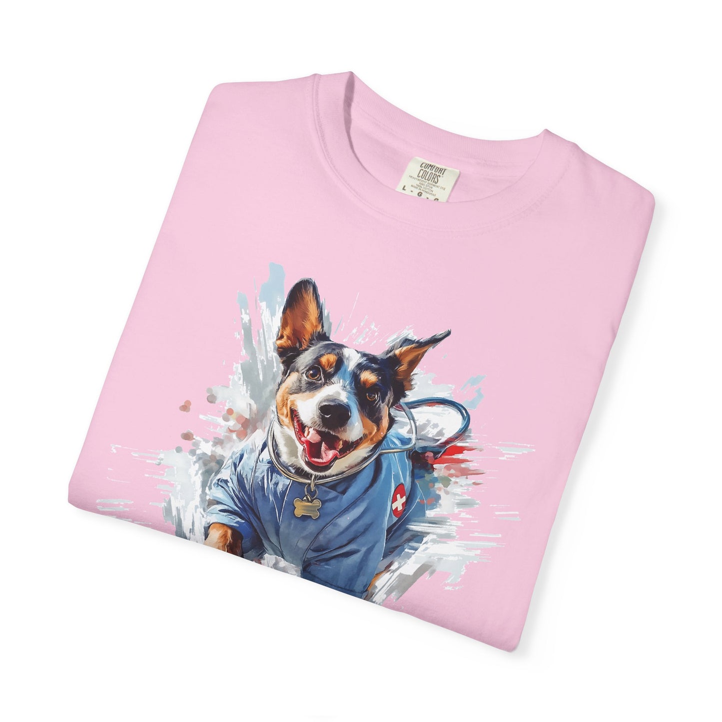 Heeler 911 Unisex T-shirt - Nurse Heeler Dog Design