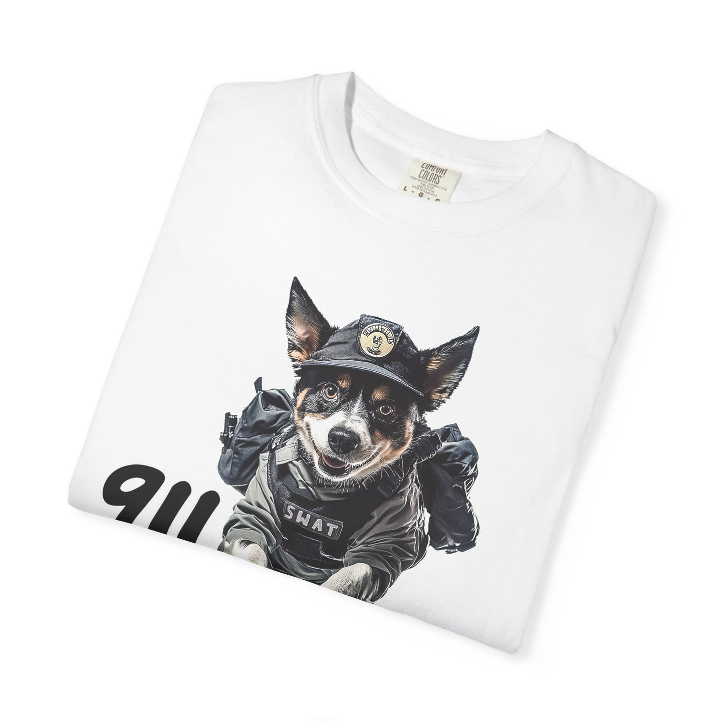 Heeler 911 Unisex T-shirt - Police Dog Design