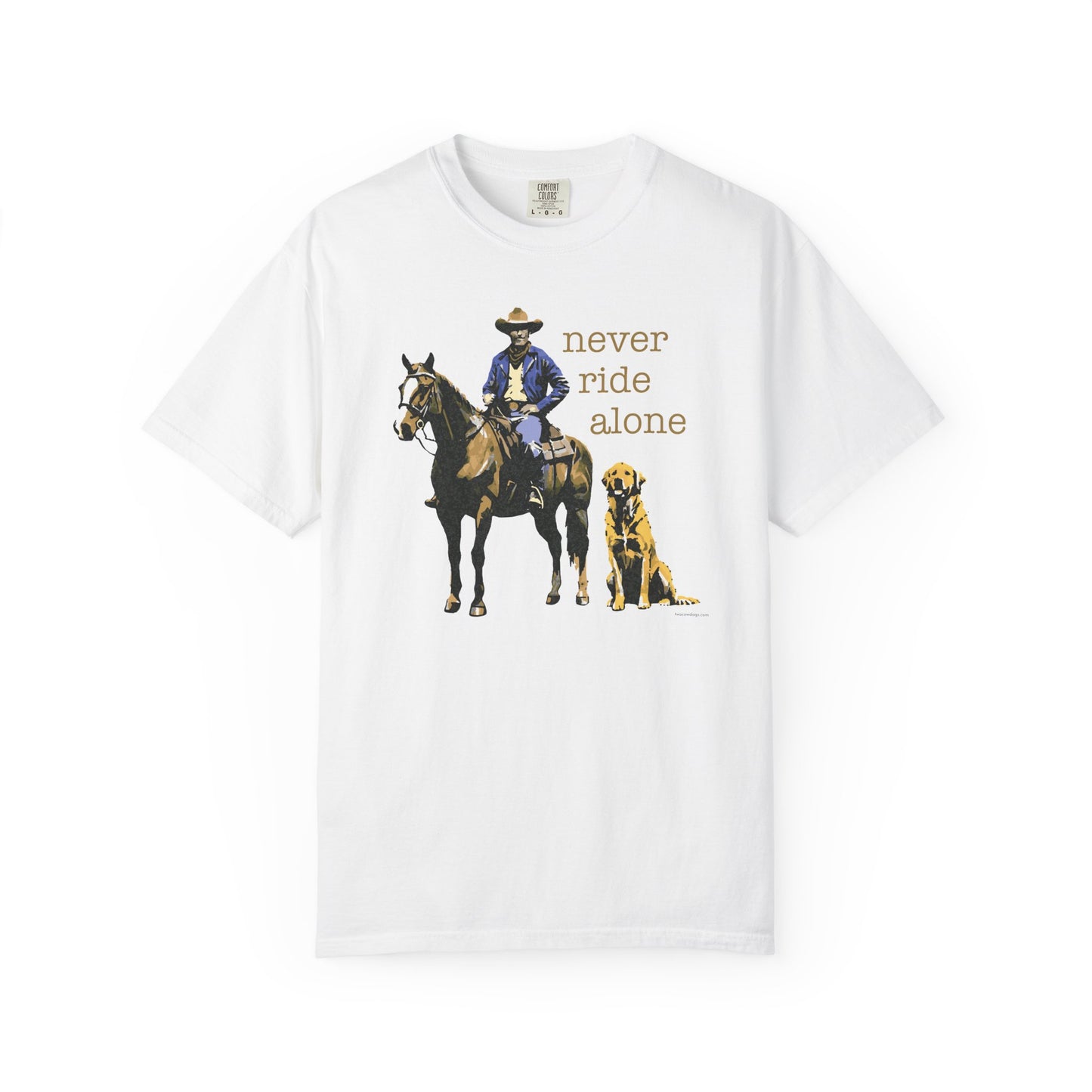 Never Ride Alone Tee Shirt