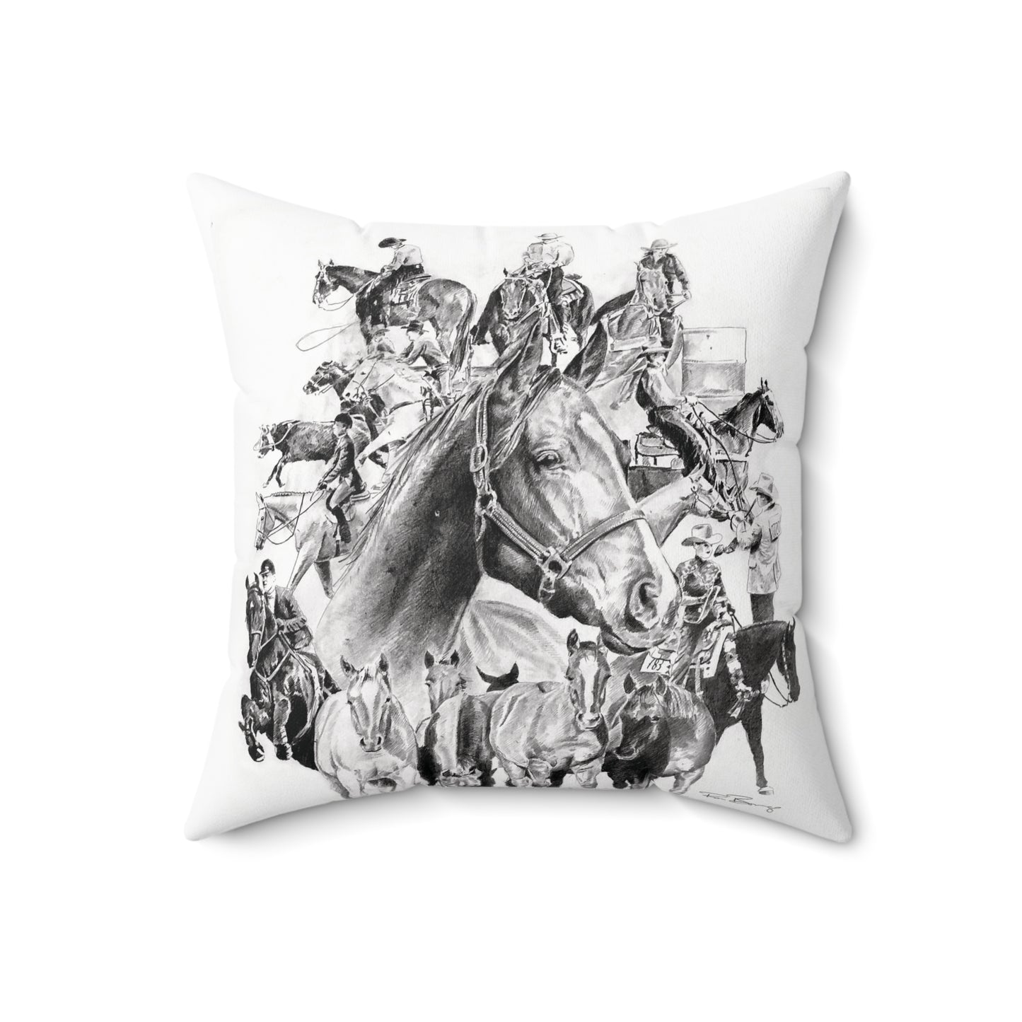 Quarter Horse Pillow
