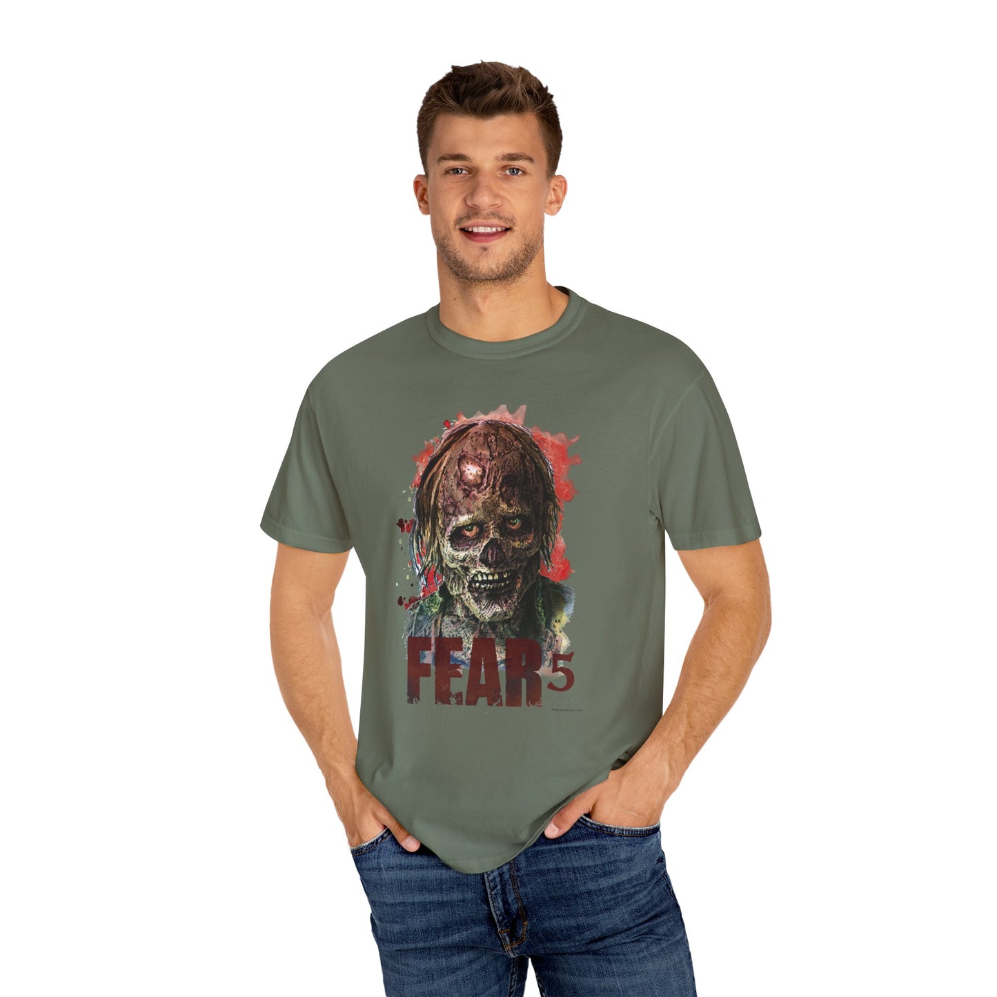 Fear 5 Zombie Garment-Dyed T-shirt