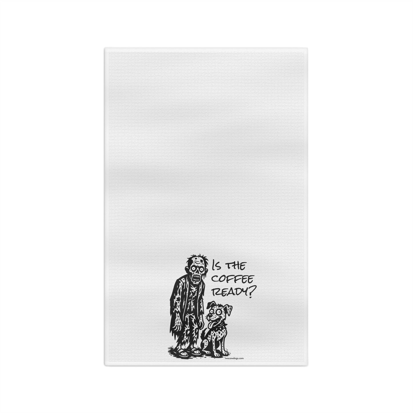 Is the Coffee Ready? Zombie Hand Towel