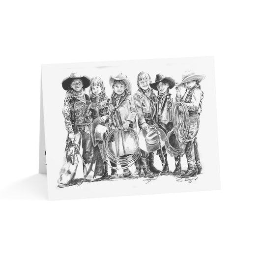 Note Cards - The Cowgirls Blank Greeting Cards (1, 10, 30, and 50pcs)