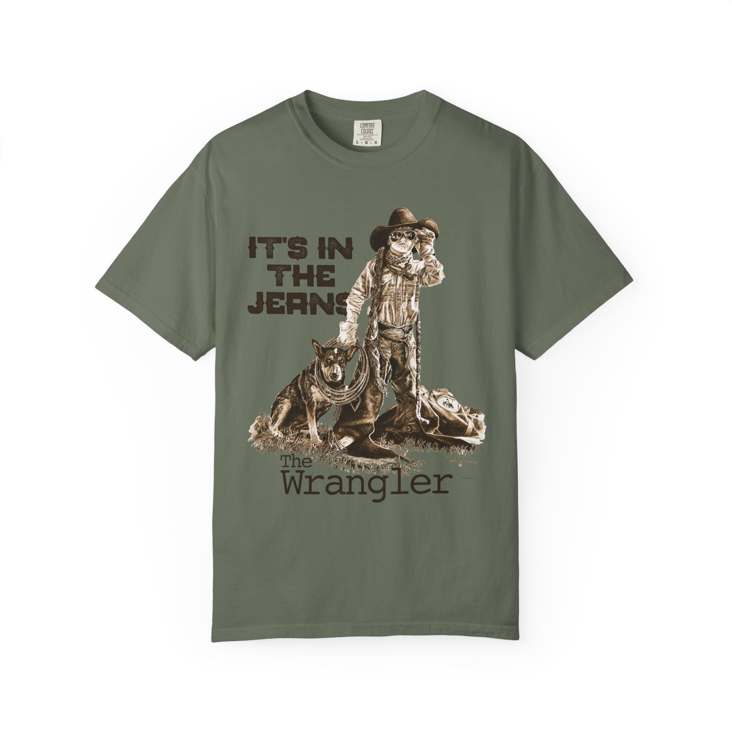Rodeo T-shirt, It's In the Jeans, Unisex Tee, Garment-Dyed Shirt