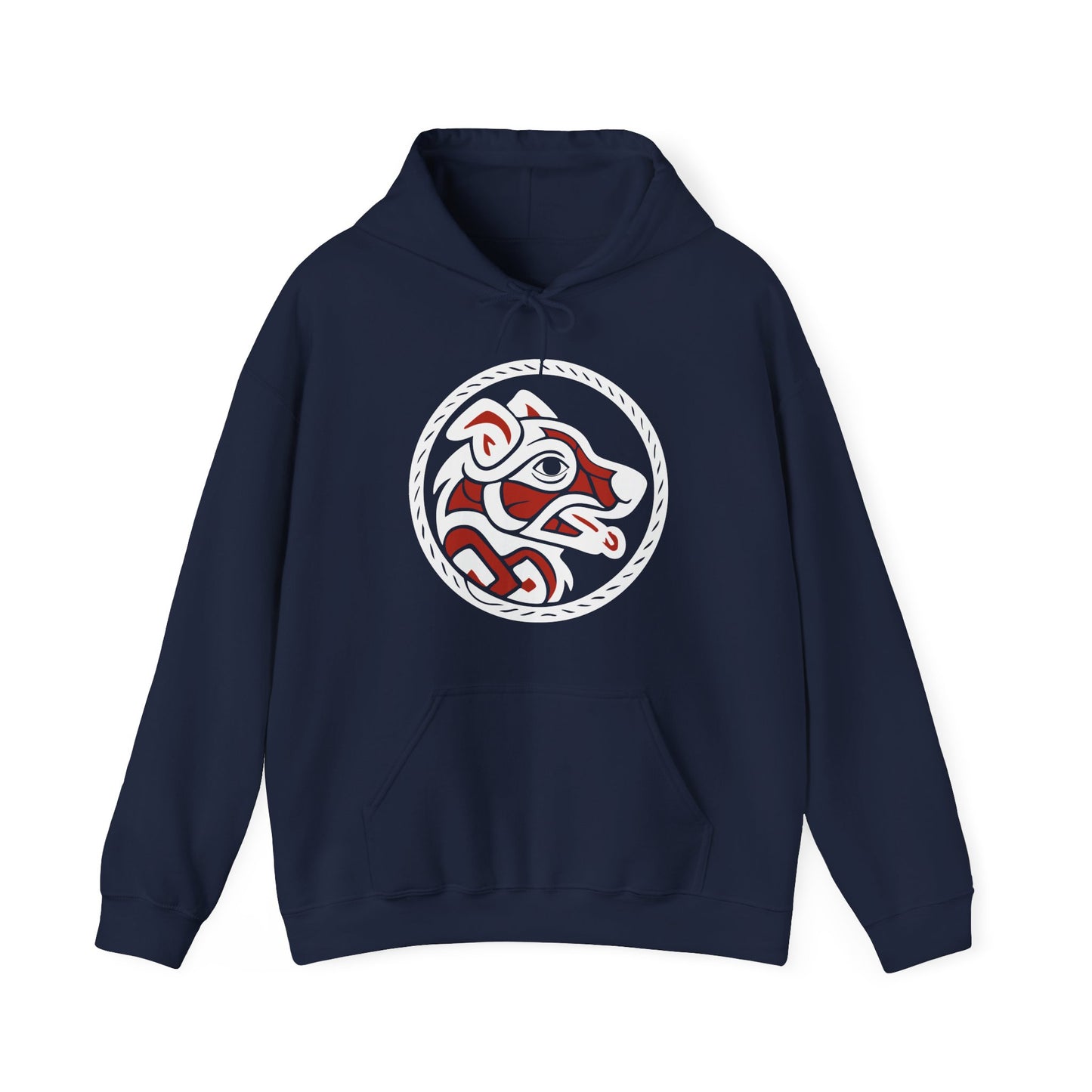 Tribal Cowdog Emblem Hoodie