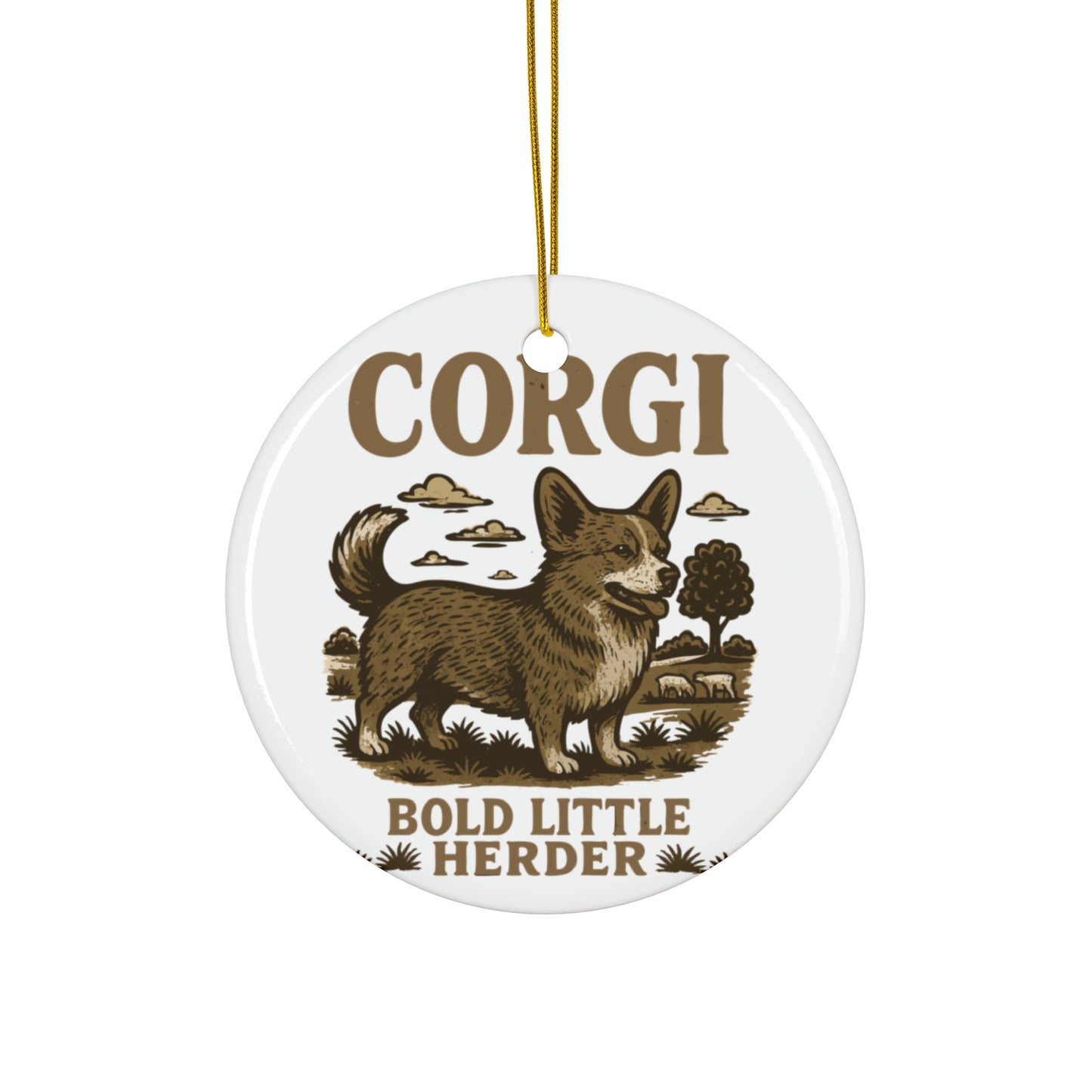 Corgi Dog Ornament