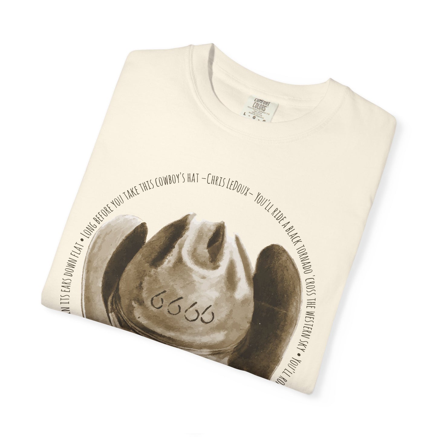 Unisex T-Shirt 6666 Cowboy Hat Design