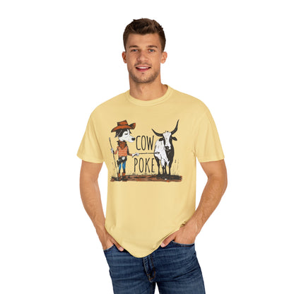 Cow Poke T-Shirt - Unisex Garment-Dyed