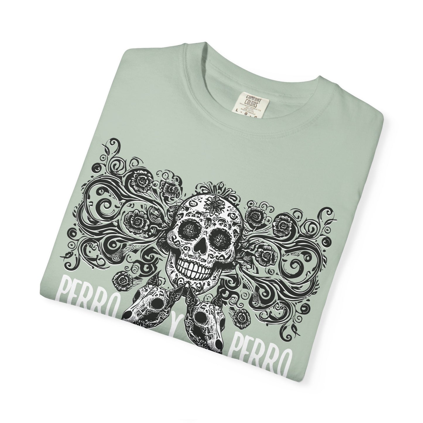 Perro y Perro T-Shirt, Dia De Los Muertos, Two Dogs