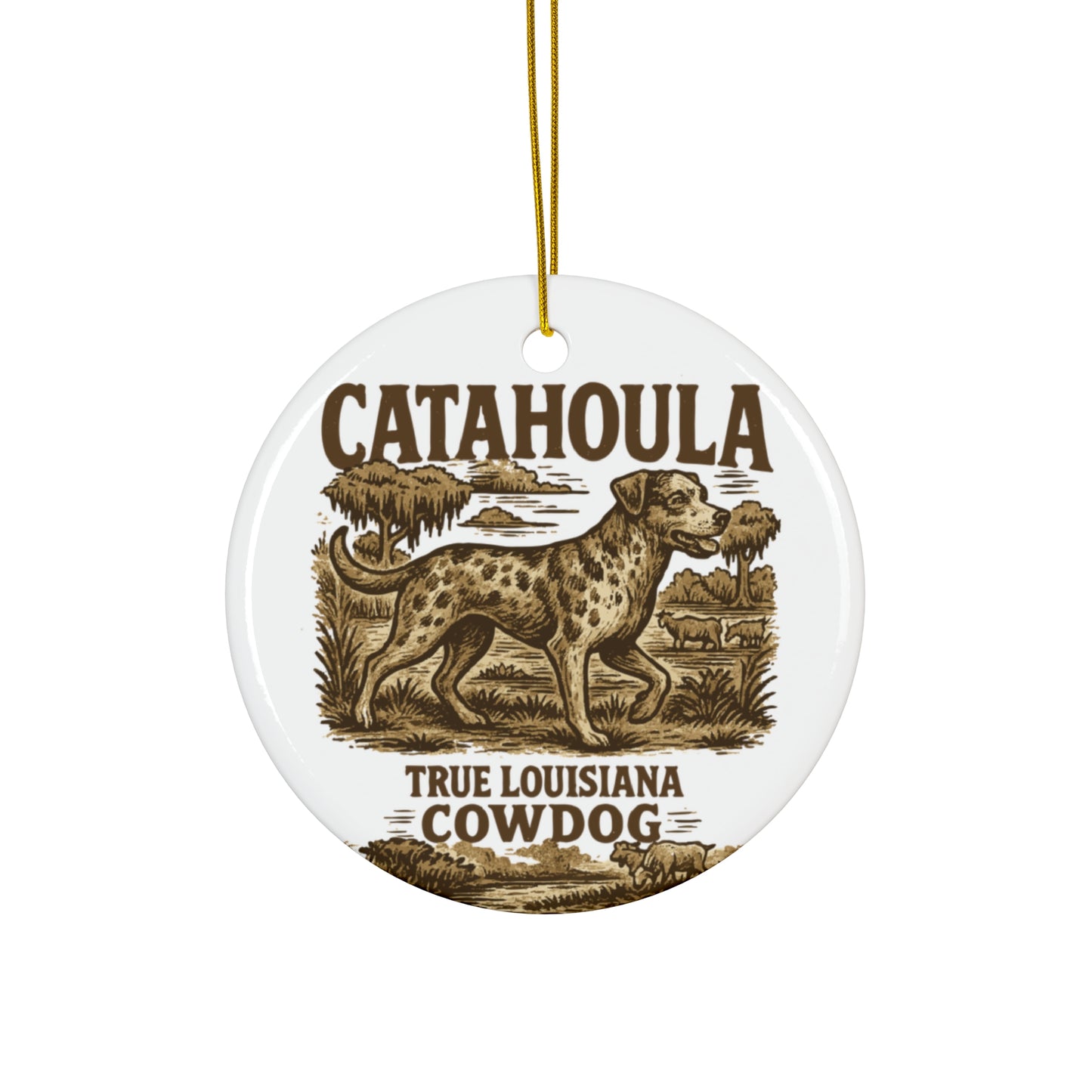 Catahoula Dog Ornament