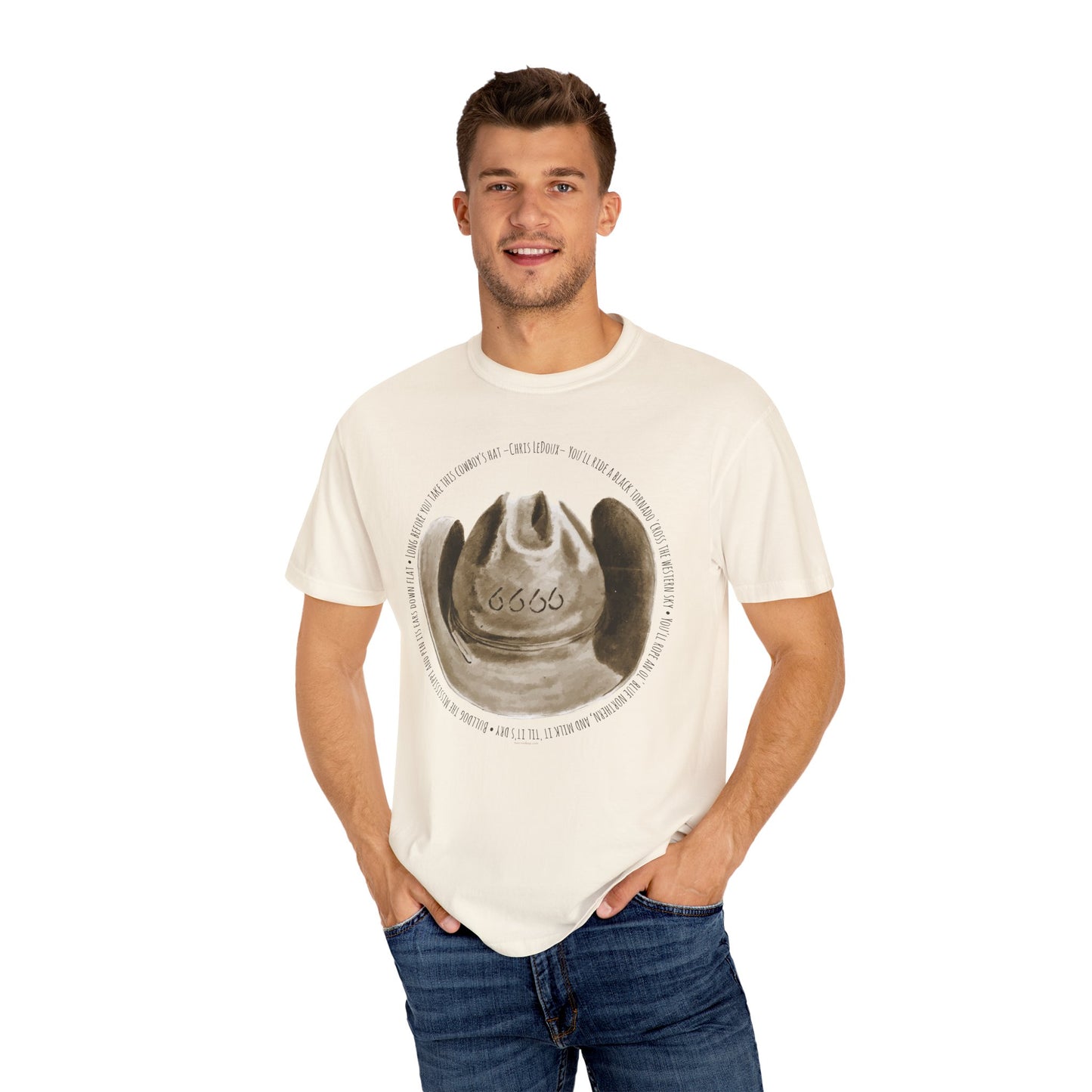 Unisex T-Shirt 6666 Cowboy Hat Design