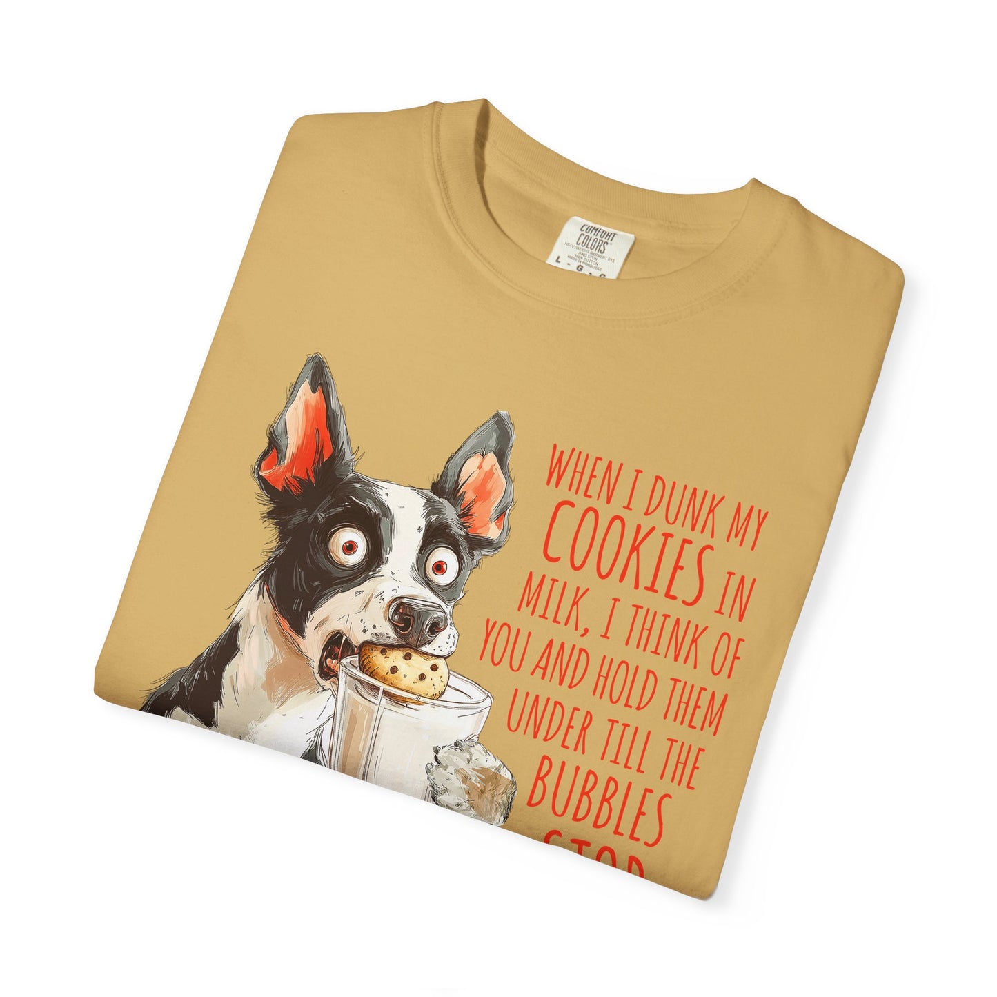 Cowdog Dipping Cookies T-Shirt - Unisex