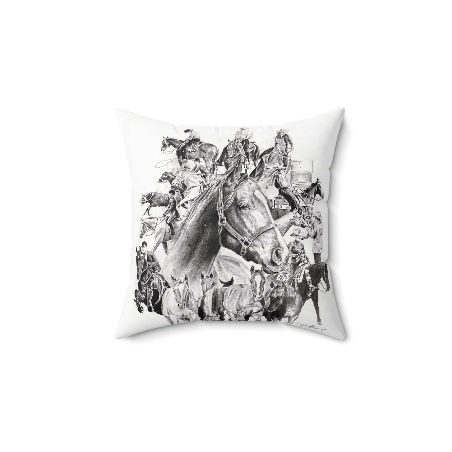 Quarter Horse Pillow