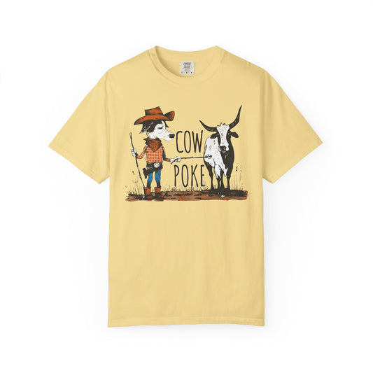 Cow Poke T-Shirt - Unisex Garment-Dyed