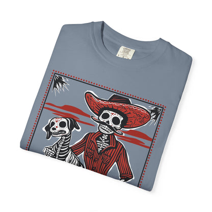 Ride or Die – Skeleton Cowboy & Cowdog TShirt