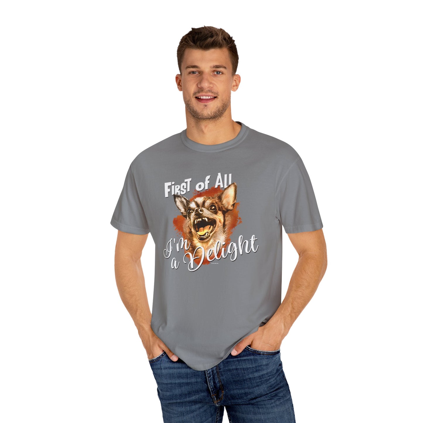 Chihuahua T-shirt - Unisex Garment-Dyed