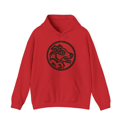 Tribal Cowdog Emblem Hoodie