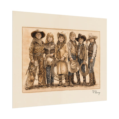 Cowgirls Archival Art Print