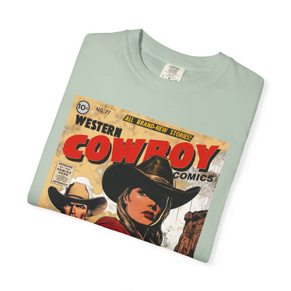 Western Comic Book T-Shirt - Ruby Don't Take Your Love to Town