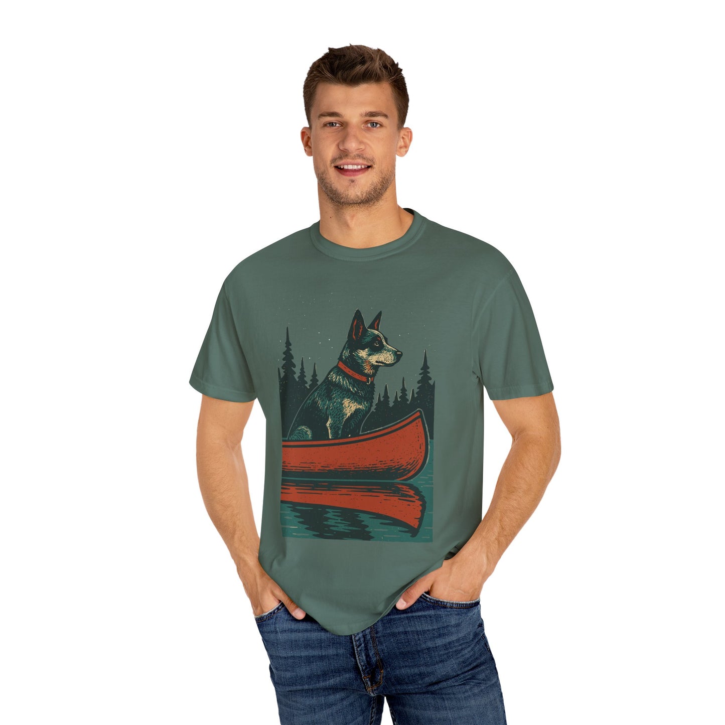 The Heeler and the Canoe T-Shirt
