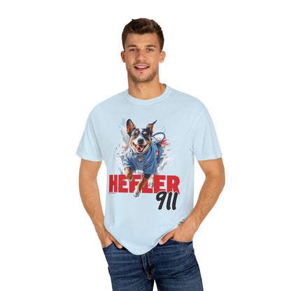 Heeler 911 Unisex T-shirt - Nurse Heeler Dog Design