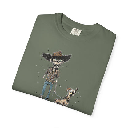 Dead on My Feet – Zombie Cowboy & Cowdog Tee