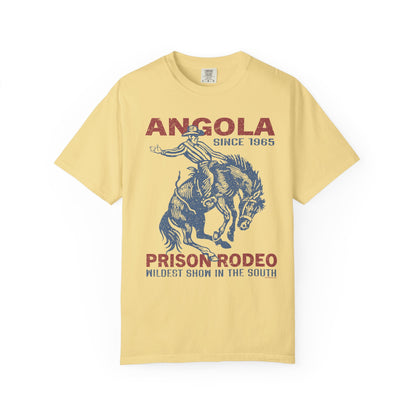 Vintage Angola Prison Rodeo T-Shirt, Unisex Tee, Graphic Top, Festival Clothing, Unique Gift for Cowboys, Hipster Shirt