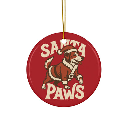 Santa Paws Ornament