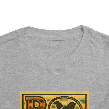 Western Block "R" Toddler Heavy Cotton™ Tee