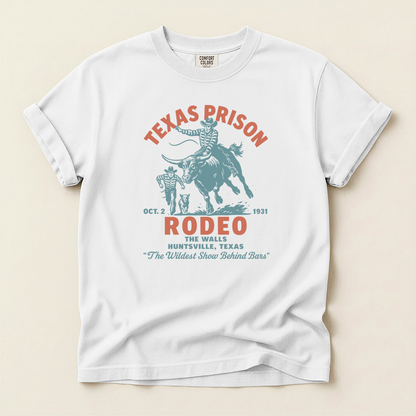 Texas Prison Rodeo TShirt – The Wildest Show Behind Bars
