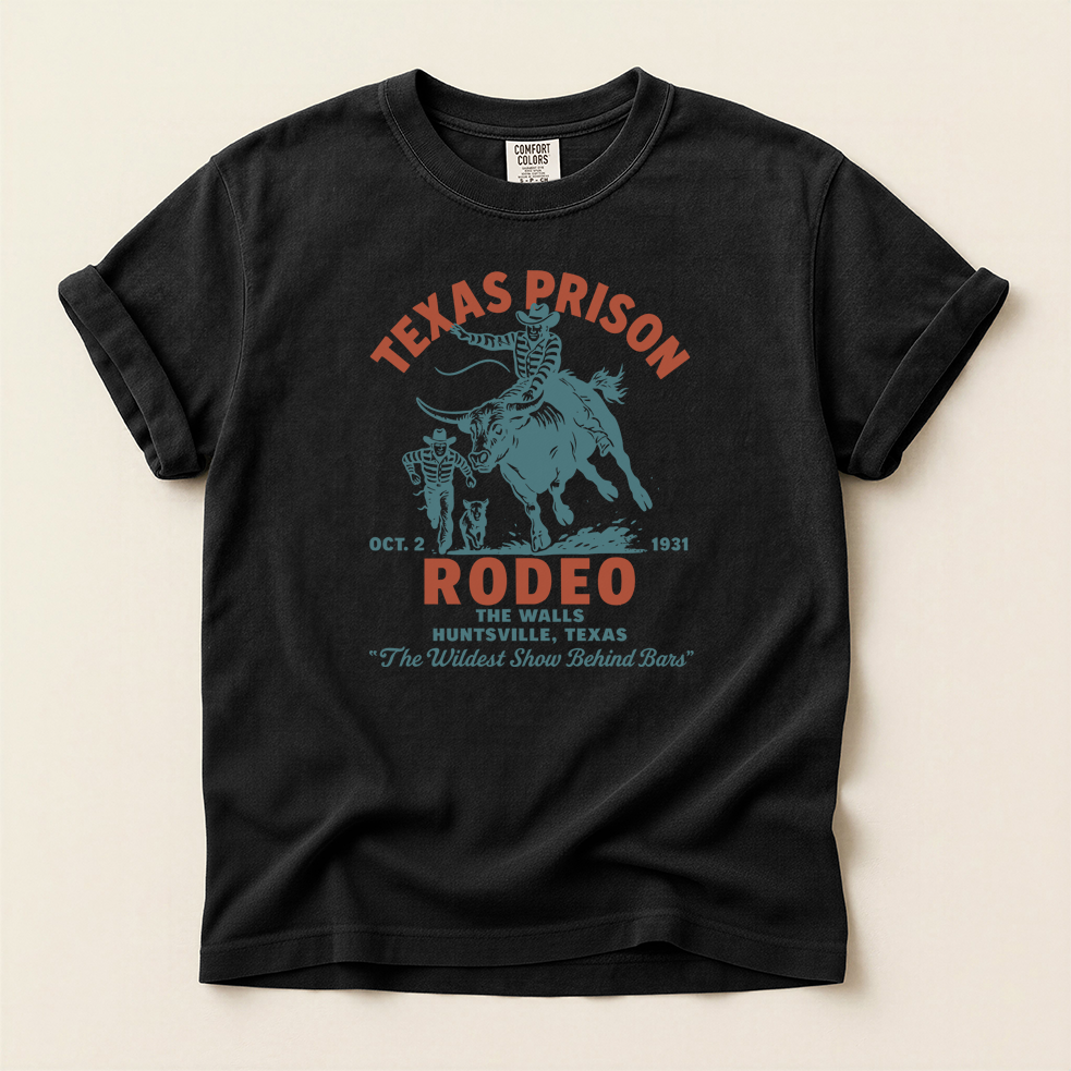 Texas Prison Rodeo TShirt – The Wildest Show Behind Bars