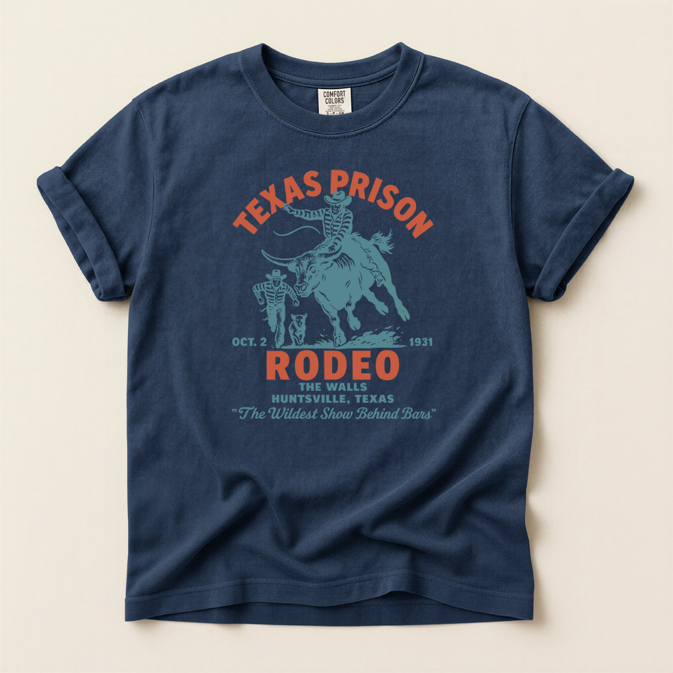 Texas Prison Rodeo TShirt – The Wildest Show Behind Bars