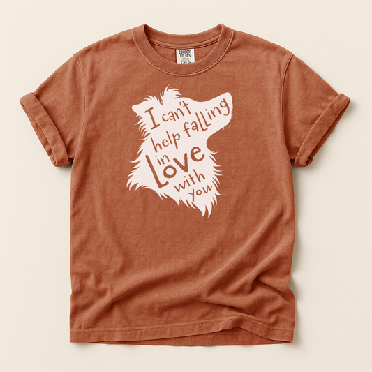 I Can’t Help Falling in Love With You — Cowdog Shepherd Tee