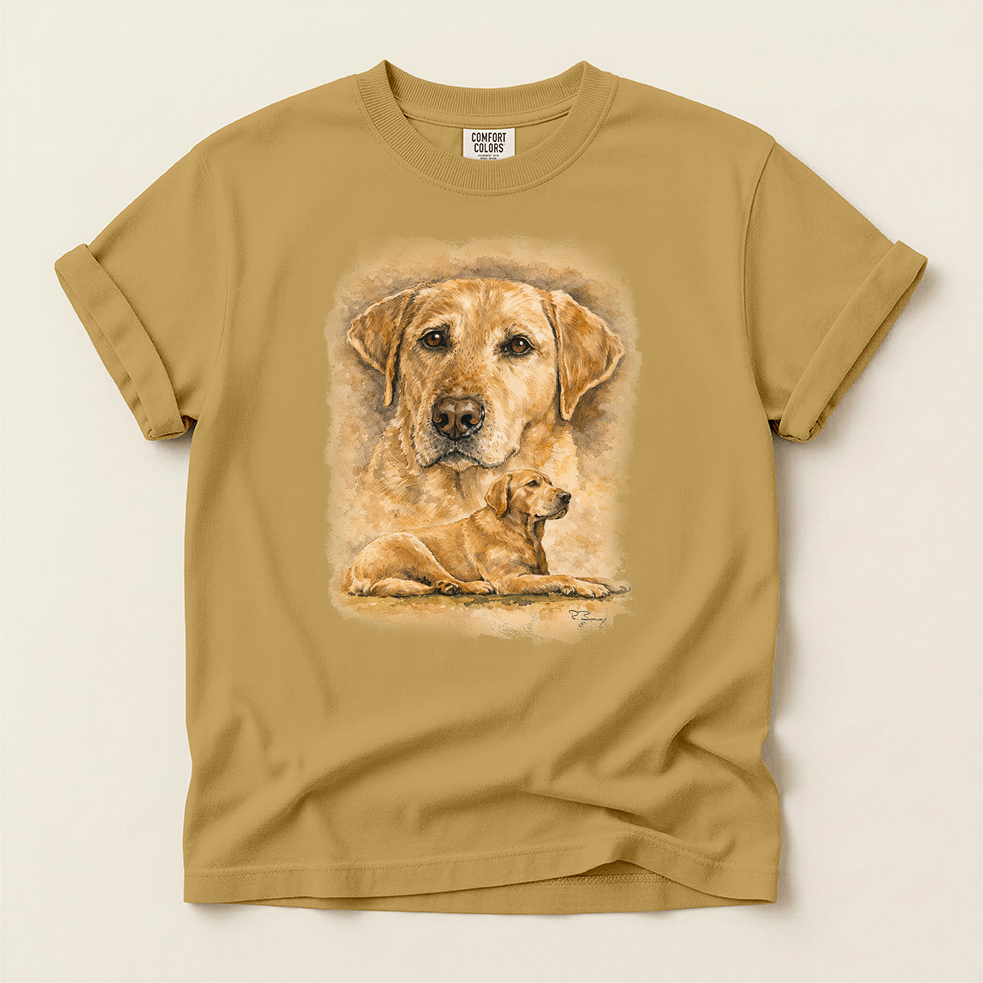 Yellow Lab 'Stella' T-Shirt — Unisex Labrador Tee