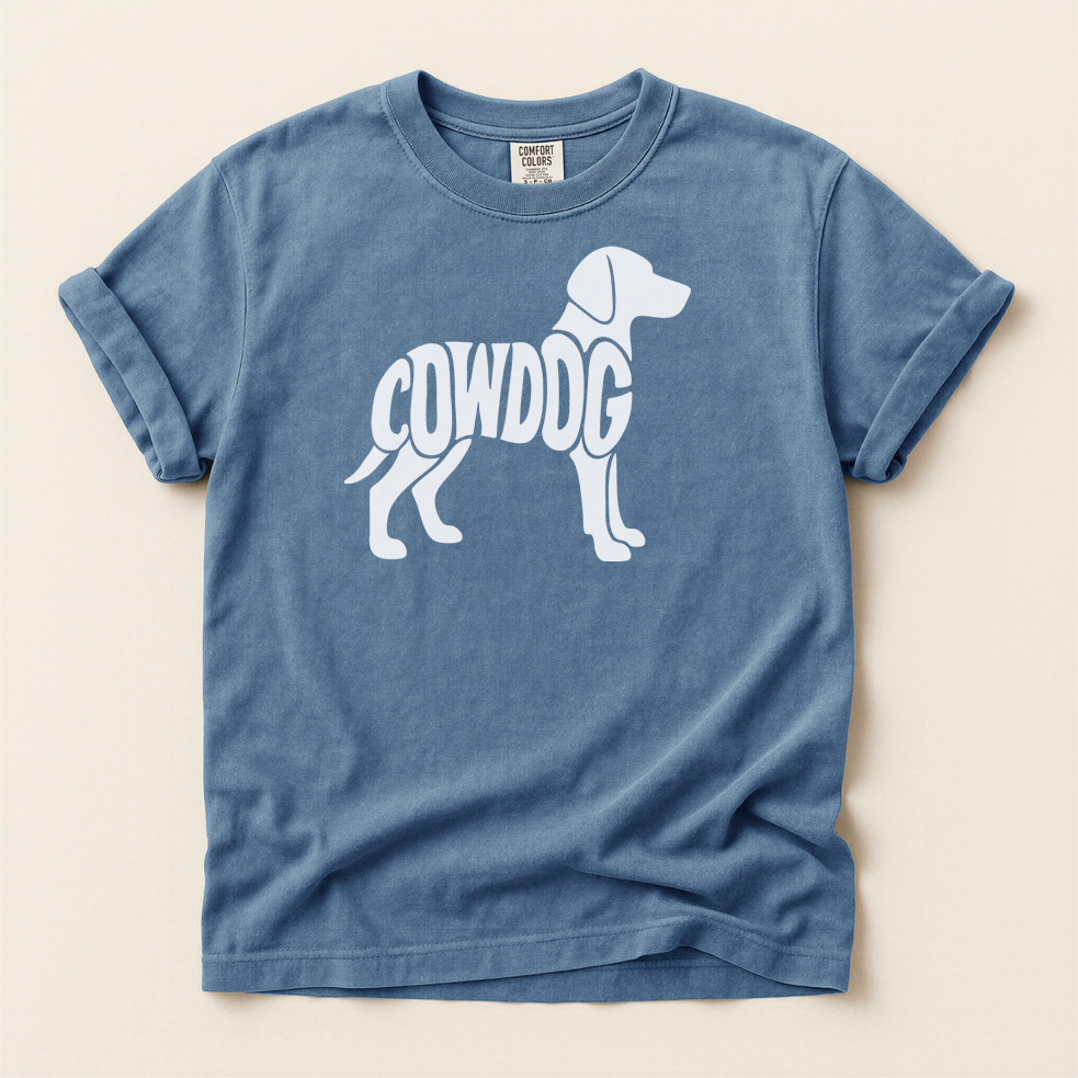 COWDOG Classic T-Shirt - Vintage-Washed T-shirt