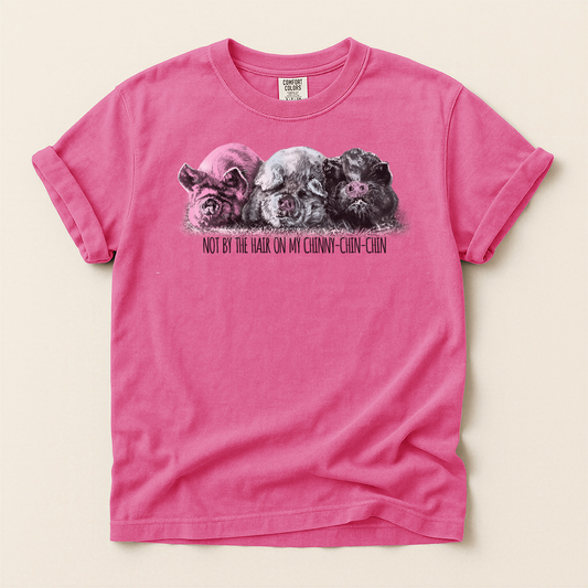 3 Little Pigs T-Shirt — Kids Storybook Fairytale Tee