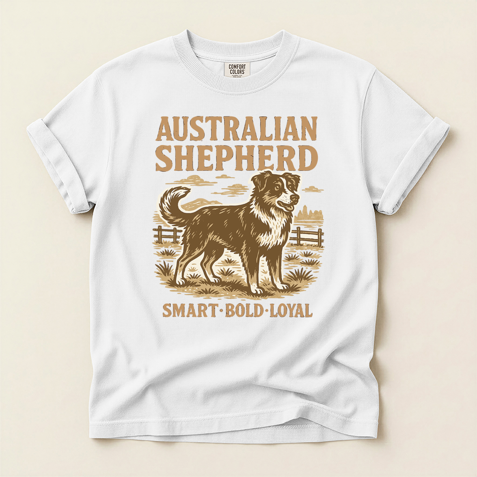 Australian Shepherd, Aussie Dog T-Shirt
