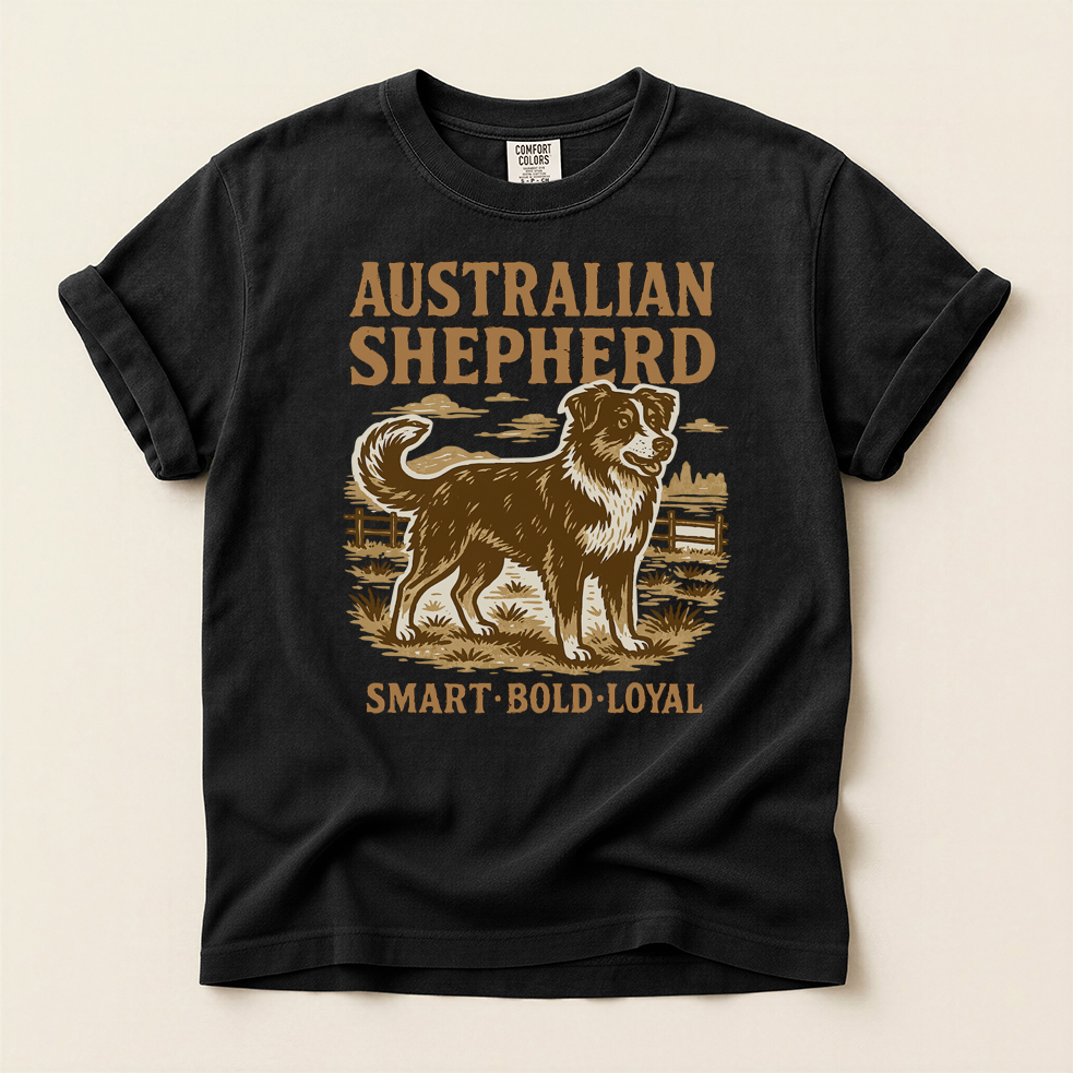 Australian Shepherd, Aussie Dog T-Shirt