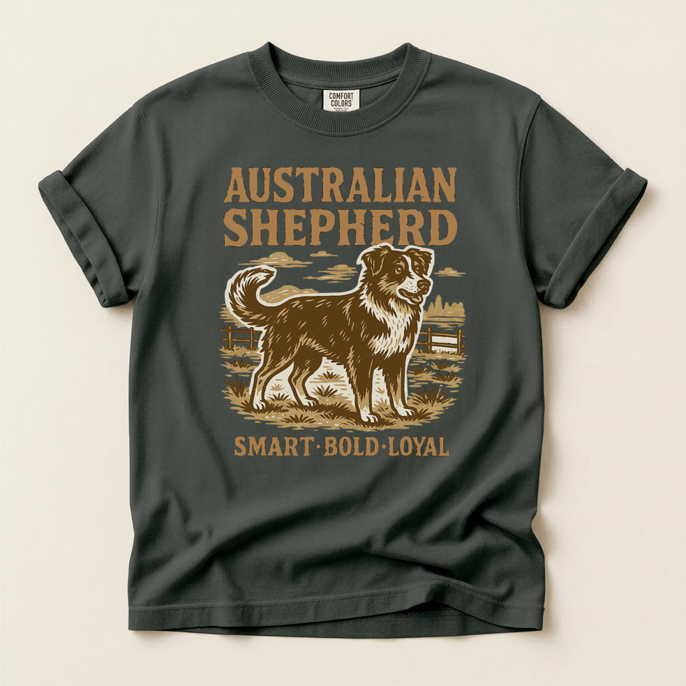 Australian Shepherd, Aussie Dog T-Shirt