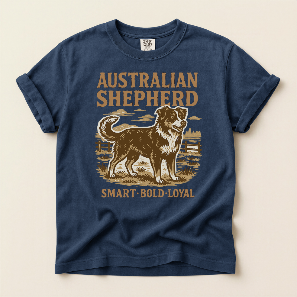 Australian Shepherd, Aussie Dog T-Shirt